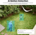 Cameras for Home Security-2.4GHz Wireless Security Camera Outdoor with AI Motion Detection & Siren, Non-Stop Solar Powered Charging, 2K Color Night Vision, SD/Cloud Storage, Waterproof, S1 4P - Image 5