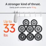 SwitchBot Automatic Curtain Opener - Bluetooth Remote Control Smart Curtain with App/Timer, Upgraded High-Performance Motor, Add SwitchBot Hub to Work with Alexa, Google Home, HomeKit - Image 8