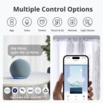 SwitchBot Automatic Curtain Opener - Bluetooth Remote Control Smart Curtain with App/Timer, Upgraded High-Performance Motor, Add SwitchBot Hub to Work with Alexa, Google Home, HomeKit - Image 9