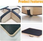 Adult Professional Wooden Balance Board - 350 lbs Non-Slip Balance Board Design, Suitable for Physical Therapy and Under-Desk Use, 2 Simple Setup Methods, Durable and Stable Wooden Board - Image 5