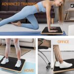 Adult Professional Wooden Balance Board - 350 lbs Non-Slip Balance Board Design, Suitable for Physical Therapy and Under-Desk Use, 2 Simple Setup Methods, Durable and Stable Wooden Board - Image 6