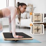 Adult Professional Wooden Balance Board - 350 lbs Non-Slip Balance Board Design, Suitable for Physical Therapy and Under-Desk Use, 2 Simple Setup Methods, Durable and Stable Wooden Board - Image 7