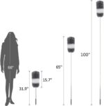 BOOMJOY Microfiber Feather Duster with Extendable Pole and Bendable Head, 100" Telescoping Duster for Cleaning Ceiling, Fan, Furniture - Image 7