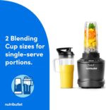 nutribullet® SmartSense Blender Combo, 1400W, 64oz Pitcher, 32oz & 24oz Cups, 5-Speed, Smoothies, Ice and Frozen Fruit, Nut Milk, Soup, Gunmetal Gray, NBF50700 - Image 9