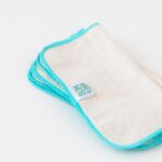 Bumkins Reusable Flannel Baby Wipes, 12 Count, Natural - Image 4