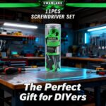 SWANLAKE 11PCS Screwdriver Set, Magnetic 5 Phillips and 5 Flat Head Tips for Fastening and Loosening Seized (11PCS) - Image 9