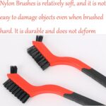 3pcs Nylon Cleaning Brushes Small Wire Brush Set for Cleaning Rust Removal in Holes - Image 7