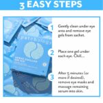 Patchology Iced Cooling Under Eye Mask Patches with Peptides, Cloudberry Oil and Bakuchiol. Cool eye gels to firm skin and soothe, reduce fine lines and under eye bags 5 Pair - Image 9