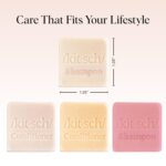 Kitsch Shampoo and Conditioner Set - 4pc Sampler Bars with Rice Water Shampoo and Conditioner, Castor Oil Shampoo & Coconut Oil Conditioner - Bottle-Free Beauty for Hair Growth, Repair & Moisture - Image 7