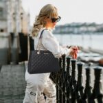 Montana West MEDIUM Tote Bag for Women Quilted Chain Handbags Shoulder Purse - Image 4