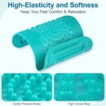Atsuwell Acupressure Foot Massage Mat, 5-Zone Reflexology Mat with Dual Massage Ball Tracks, Portable Foot Pressure Point Pad for Stress Relief, Arch & Heel Pain, Home & Gym Use, 20.1'' x 17 '' - Image 5