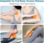 Atsuwell Acupressure Foot Massage Mat, 5-Zone Reflexology Mat with Dual Massage Ball Tracks, Portable Foot Pressure Point Pad for Stress Relief, Arch & Heel Pain, Home & Gym Use, 20.1'' x 17 '' - Image 6