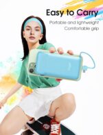 TG90° 10000mAh Power Bank with Built-in AC Wall Plug and Cables, Ultra Slim Phone External Battery Pack Portable Charger Compatible with iPhone and Android Devices - Image 5