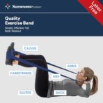 Sammons Preston 5pk Resistance Bands for Working Out, Non-Latex Exercise Bands, Resistance Bands for Physical Therapy, Improve Strength & Flexibility, Stretch & Tone Major Muscles - Image 8