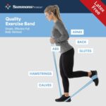 Sammons Preston 5pk Resistance Bands for Working Out, Non-Latex Exercise Bands, Resistance Bands for Physical Therapy, Improve Strength & Flexibility, Stretch & Tone Major Muscles - Image 10