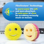 Scrub Daddy 4 Scrub Daddy Sponges & 4 Scrub Mommy Kitchen Sponges - Scratch-Free for Dishes & Multipurpose Cleaning - BPA Free & Made with Polymer Foam - Stain & Odor Resistant (8 Pack) - Image 5