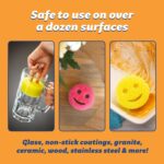 Scrub Daddy 4 Scrub Daddy Sponges & 4 Scrub Mommy Kitchen Sponges - Scratch-Free for Dishes & Multipurpose Cleaning - BPA Free & Made with Polymer Foam - Stain & Odor Resistant (8 Pack) - Image 8