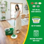 Libman Tornado Spin Mop System, Spinning Floor Mopping and Bucket with Wringer Set for Home, Hardwood, Laminate, Tile Cleaning, Includes 1 Machine Washable Replacement Head Refills (2 Total) - Image 4