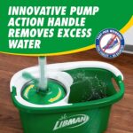 Libman Tornado Spin Mop System, Spinning Floor Mopping and Bucket with Wringer Set for Home, Hardwood, Laminate, Tile Cleaning, Includes 1 Machine Washable Replacement Head Refills (2 Total) - Image 6
