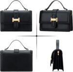 KKXIU Crossbody Bags for Women - Top Handle Purses for Lady, Leather Handbags Shoulder Clutch with Adjustable Shoulder Strap - Image 5