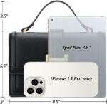 KKXIU Crossbody Bags for Women - Top Handle Purses for Lady, Leather Handbags Shoulder Clutch with Adjustable Shoulder Strap - Image 7