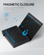 Mens Wallet Card Holder - Smart Wallet for Men, Pop Up Card Case, Top Grain Leather, RFID Blocking, Slim, Minimalist, Ultra Thin, Front Pocket, 9-14 Card Capacity | ID Window | Cash Slot (Black) - Image 10