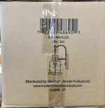 Muskoka Lifestyle Products Rustic Wall Light Lantern with Retro Industrial loft Lantern Look in Rubbed Bronze Powder Coat Finish with Milk Pioneer jug Glass - Image 4