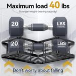 YASONIC Shower Caddy Corner, 3-Pack Adhesive Rustproof Stainless Steel Shower Shelves with Soap Holder, No Drilling Shower Organizer Corner for Dorm, Renters Bathroom, Black - Image 4