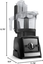 Vitamix 12-Cup Food Processor Attachment with SELF-DETECT™, Compatible with Ascent and Venturist Series, Black - Image 11