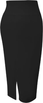 Tapata Women's Office Work Pencil Skirt Stretch High Waist Below Knee Bodycon for Business Casual - Image 3