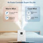 LEVOIT LV600S Smart Warm and Cool Mist Humidifiers for Home Bedroom Large Room, (6L) 753ft² Coverage, Quickly & Evenly Humidify Whole House, Easy Top Fill, App & Voice Control - Quiet Sleep Mode - Image 3