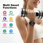 Smart Watch for Men Women SmartWatch 1.83" for iPhone Samsung Android Phone Compatible, Fitness Tracker Watch with Pedometer, Heart Rate/Sleep Monitor, Blood Oxygen, IP68 Waterproof - Image 4