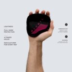 PICSIL - Fitness Grips Pads | Alternative to Gym Gloves | Strong Neoprene Grip for Weightlifting & Cross Training | Suitable for Men & Women | Design for Dumbbells and Pull Ups | One Size | - Image 3