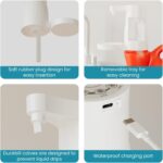 Electric Laundry Detergent Dispenser with Graduated Cup, Smart Laundry Soap Pump for Liquid Detergent Containers, No-Spill Design, Reducing Women's Work for Laundry Room Organization - Image 6