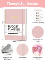 Budget Planner - Monthly Budget Book with Expense Tracker Notebook, Undated Bill Organizer & Finance Planner to Take Control of Your Money, 2025-2026 Account Book to Manage Your Finances-Pink - Image 8