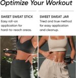 Sports Research Sweet Sweat 'Workout Enhancer' Gel - Maximize Your Exercise & Sweat Faster - 6.4oz Stick - Image 8