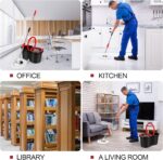 Spin Mop and Bucket with Wringer Set, 360° Spinning Mop Bucket System with 3 Microfiber Mop Replacement Heads and 61" Stainless Steel Adjustable Handle for Floor Cleaning (20QT) - Image 7