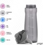 Pogo Plastic Water Bottle with Chug Lid and Carry Handle, Reusable, BPA Free, Dishwasher Safe, Perfect for Travel, School, Outdoors, and Gym | 18oz, 32oz, 40oz, 64oz - Image 6