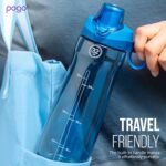 Pogo Plastic Water Bottle with Chug Lid and Carry Handle, Reusable, BPA Free, Dishwasher Safe, Perfect for Travel, School, Outdoors, and Gym | 18oz, 32oz, 40oz, 64oz - Image 8