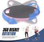 MADOG Wobble Balance Board for Adults, 15.5" TPR Non-slip Surface with Handle for Workout Core Trainer Physical Therapy, Home Gym Stability Board - Image 5