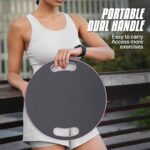 MADOG Wobble Balance Board for Adults, 15.5" TPR Non-slip Surface with Handle for Workout Core Trainer Physical Therapy, Home Gym Stability Board - Image 6