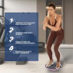 MADOG Wobble Balance Board for Adults, 15.5" TPR Non-slip Surface with Handle for Workout Core Trainer Physical Therapy, Home Gym Stability Board - Image 7