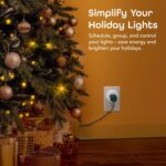 Geeni Dot Smart Plug with 2.4GHz WiFi Connectivity – 2-Pack Compact, Fire-Resistant Smart Outlet Plugs with Schedule & Timer – No Hub Needed, Supports Alexa & Google - Image 5