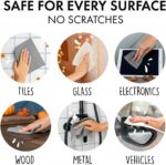 SUPERSCANDI 10 Pack Swedish Dishcloths for Kitchen - 100% Biodegradable & Compostable Reusable Paper Towels Washable, Food-Safe & Without Plastic - Dish Rags Suitable for Any Surface, Grey - Image 7