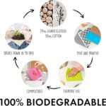 SUPERSCANDI 10 Pack Swedish Dishcloths for Kitchen - 100% Biodegradable & Compostable Reusable Paper Towels Washable, Food-Safe & Without Plastic - Dish Rags Suitable for Any Surface, Grey - Image 10