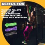 Draper's Strength Heavy Duty Resistance Stretch Loop Bands for Powerlifting Workout Exercise and Assisted Pull Ups - Image 7