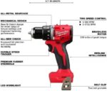 Milwaukee Electric - M18COMPACT BRUSHLESS 1/2 INCH Drill/Driver - Image 3