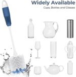 Amazer Bottle Brush Cleaner, Long Flexible Handle Bottle Brush Scrub for Water Bottles, Glasswares, Tumblers, Travel Coffee Mugs, 2 Pack - Image 5