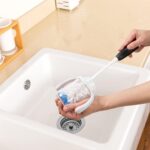 Amazer Bottle Brush Cleaner, Long Flexible Handle Bottle Brush Scrub for Water Bottles, Glasswares, Tumblers, Travel Coffee Mugs, 2 Pack - Image 7