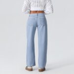 Women Y2k Low Rise Baggy Jeans Loose Fit Boyfriend Straight Wide Leg Jeans Trendy Stretch Long Denim Pants - Image 4